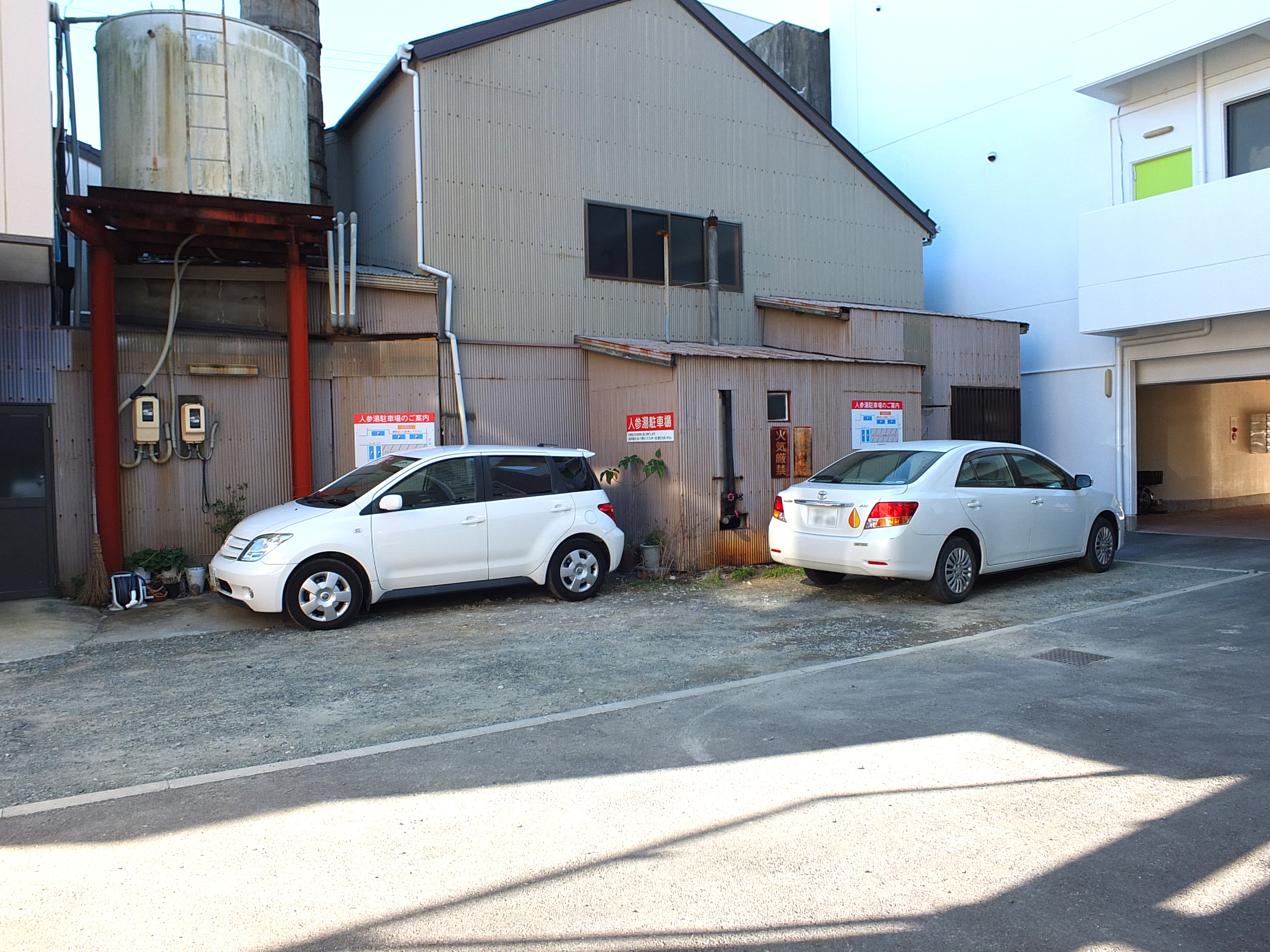 駐車場の様子